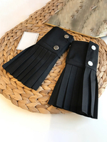 TWOTWINSTYLE plisowane mankiety damskie modne ciuchy akcesoria rozkloszowane rękawiczki Casual eleganckie nowe 2022 4